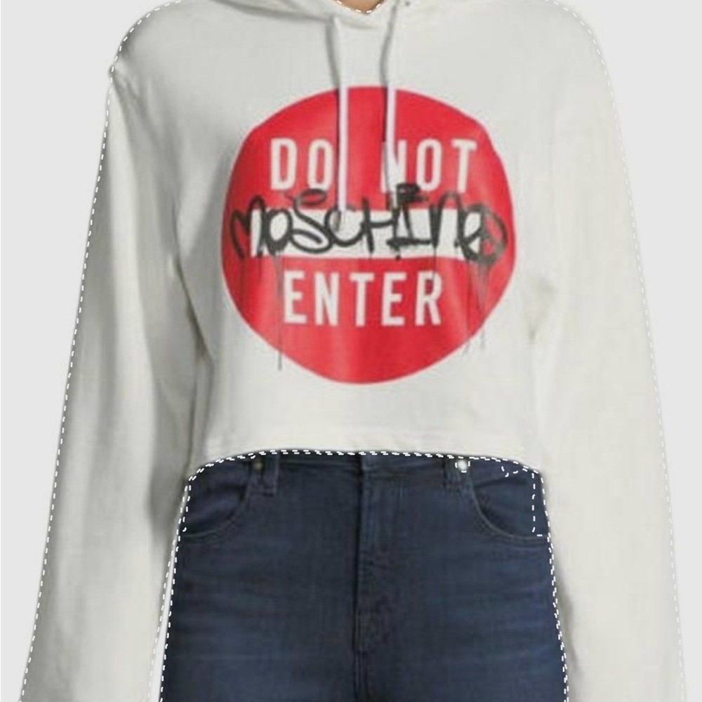 Moschino “Do Not Enter”Hoodie